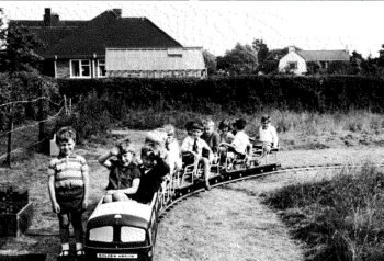 Anthony Beecroft promoting train set 1965