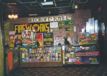 Fireworks at St James' Street 1985