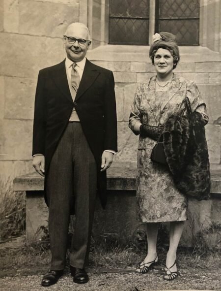 Michael Miller's wedding to Joy around 1960