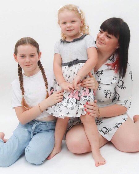 Keri (mum) with Layla & Lilly